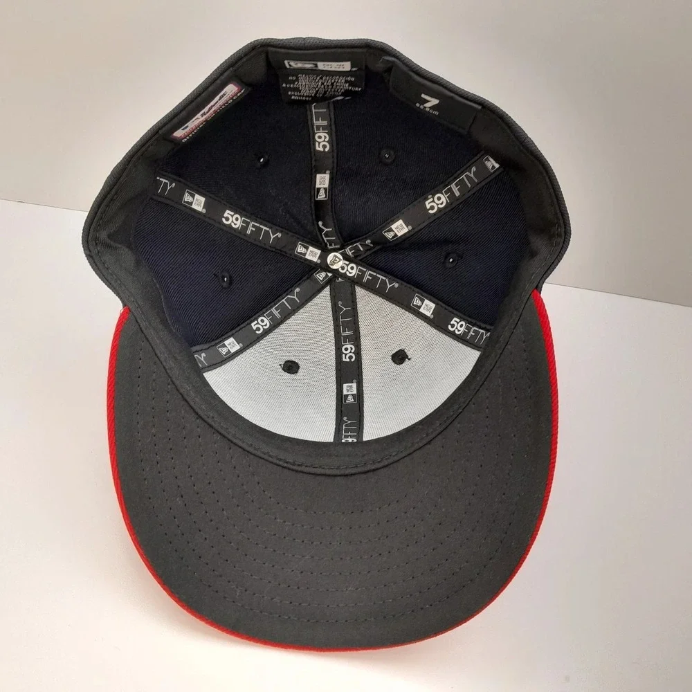New Era 59FIFTY Atlanta Braves On Field Fitted Hat Size 7 MLB Cap